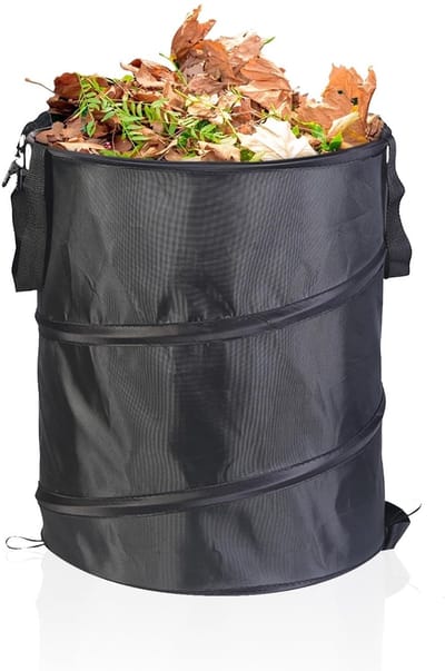 Dailygoods- Tuinzak 34 cm - Opvouwbare Vuilnisemmer - Draagbaar