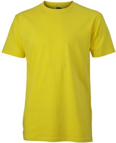 Daiber Heren Slim Fit T-Shirt (Geel)