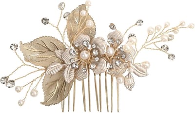 Elegante Haarkam voor Bruiden - Decoratief Haaraccessoire voor Trouwen en Speciale Gelegenheden, Perfect voor Bruidskapsels en Feestelijke Looks