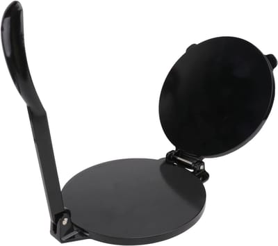 Tortilla Pers - Deeg Drukker - Maak Tortillas - Aluminium Legering - 20cm Diameter - Zilver