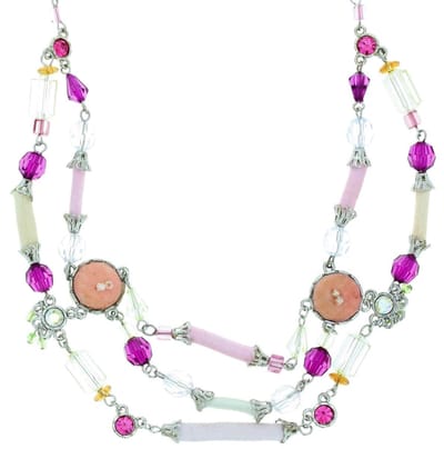 Behave - Multi-color ketting met diverse hangers - Speelse en kleurrijke mode-accessoire