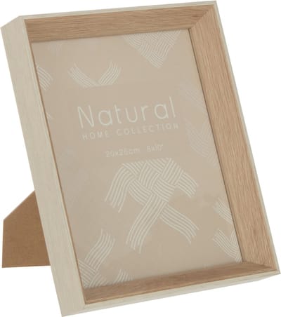 J-Line fotolijst Diepte - hout - creme - large - 2 stuks