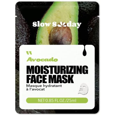 SlowSunday 1 stuk Watermeloen Gezichtsmasker, Fresh Fruit Fusion-serie, Hydraterend, Vochtinbrengend, Kalmerend, Koreaans Masker, Hydrateert en Kalmeert de Huid Diepgaand, K Beauty, Ideaal voor Feestjes, Geschikt voor de Zomer, Terug naar School