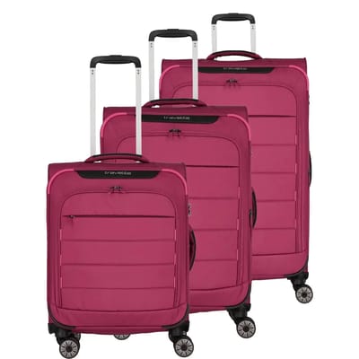 Travelite Skaii 4-wiel trolleyset 3-delig S/M volwassen/L volwassen (avondrood)