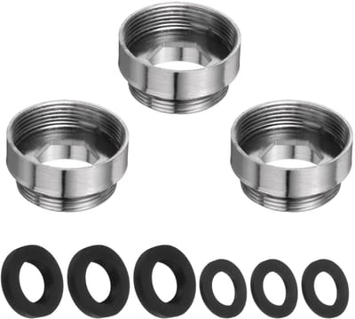 Cosensi - 3-delige Kraanadapterset - RVS Waterfilter Faucet Aerator