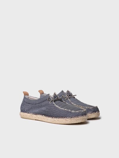 Espadrilles voor heren van mesh met veters | OSCAR