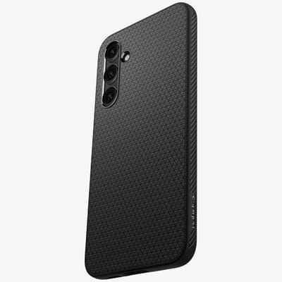 Spigen Liquid Air Hoesje Geschikt voor Samsung Galaxy S23 FE Back Cover Flexibel TPU Zwart