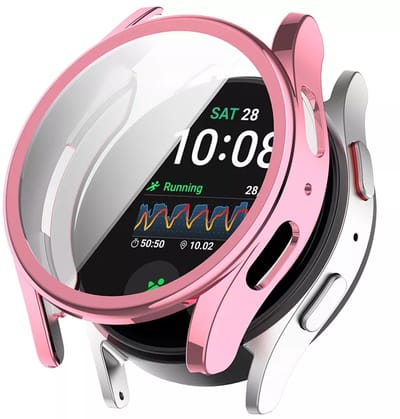 Strap-it Schokbestendig TPU hoesje - bescherming - geschikt voor de Samsung Galaxy Watch 7 - 40mm (roze)