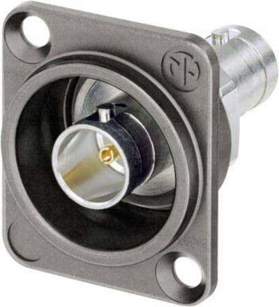 Neutrik NBB75DFGX-CON BNC-doorvoering BNC-bus - BNC-bus 1 stuk(s)