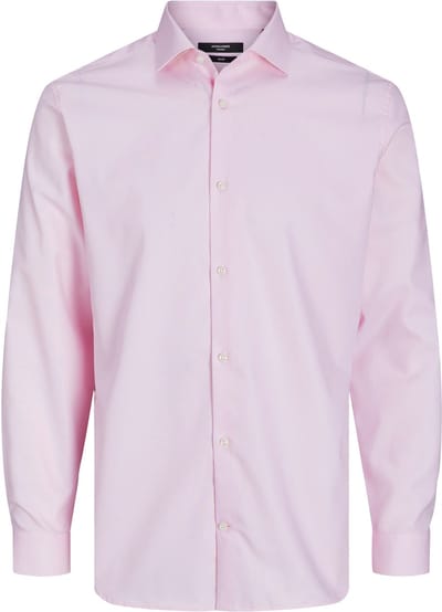 Jack & Jones Overhemd Jprblaparker Shirt L/s Noos 12227385 Pink Nectar Mannen Maat - L
