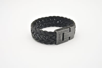 Josh-24833-Armband-Zwart-Heren-21,5cm