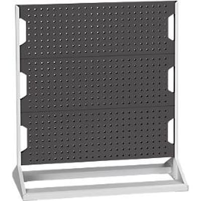 Perfo Rack, 6 geperforeerde panelen, B 1000 x D 550 x H 1125 mm, staal, lichtgrijs RAL 7035/antracietgrijs RAL 7016