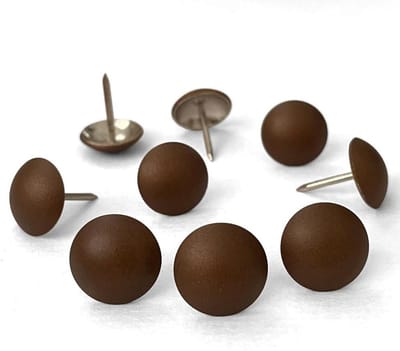Decoratieve Spijkers - Meubelnagels Stofferen - Meubels Decoreren - Vintage Design - D16mmxL20mm - Bruin