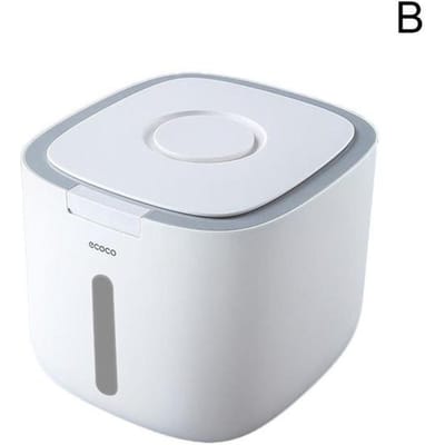 5Kg cuisine Collection Nano seau anti-insectes étanche à l'humidité cylindre de riz stockage des aliments scellé Grain boîte domestique None gris