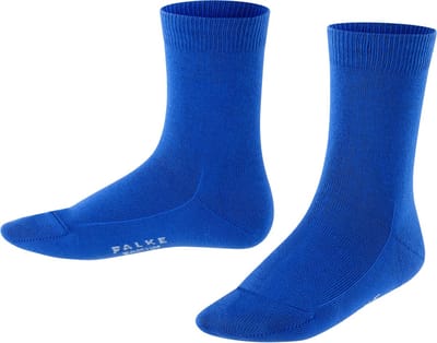 FALKE Family eenkleurig katoen sokken kinderen blauw - maat 35-38