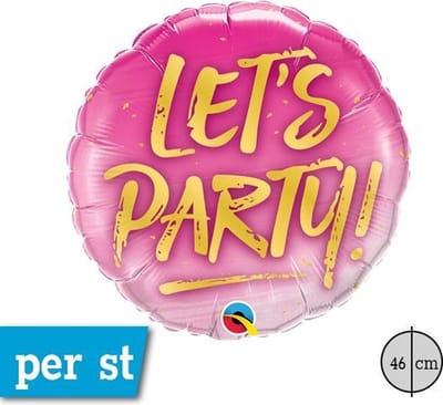 Folie ballon Let's Party!