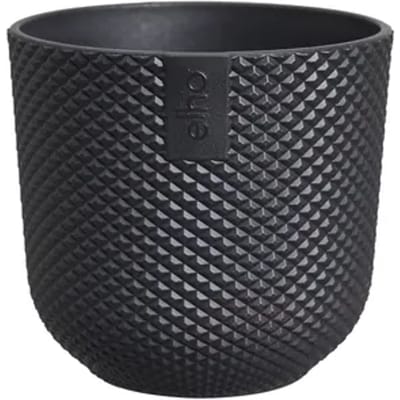 Elho Bloempot Jazz Mini 7 - Kunststof - Living Black - Diam.7xh6,5cm