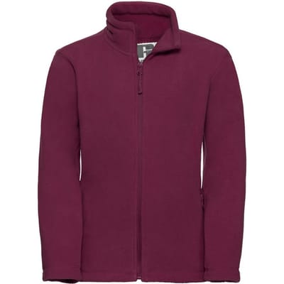 Russell Kinder/Kids Fleece Jas (Bourgondië)