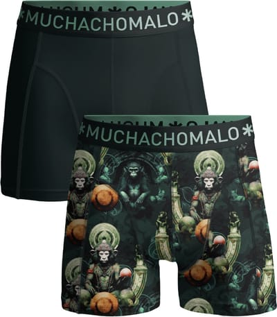 Muchachomalo Heren Boxershorts - 2 Pack - Maat M - Cotton Modal - Mannen Onderbroeken