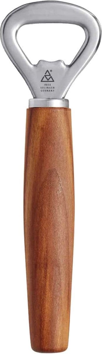 Triangle Sense Flesopener – 15 cm – RVS met Pruimenhouten Heft