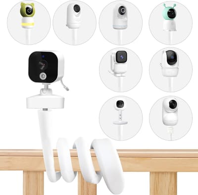Baby Camera Houder - Monitor Stand - Babykamer Bewaken - Flexibel Verstelbaar - 42 cm Lengte - Zwart