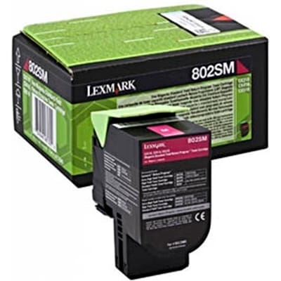 Lexmark 80C2SM0 nr. 802SM toner cartridge magenta (origineel)