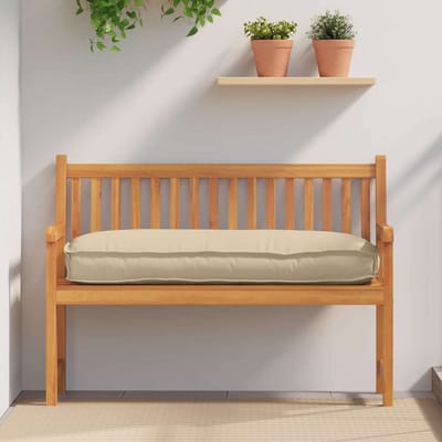 vidaXL - Kussen - Oxford - Stof - Beige - 120 - x - 50 - x - 12 - cm