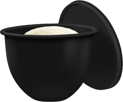 Home & Marker - Siliconen Mengkom Inzetstuk - Geschikt voor KitchenAid Keukenmachine - Siliconen Komvoering met Schenktuit & Deksel - Herbruikbaar - Zwart - POSODINKA
