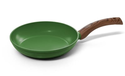 Cook & Pan Koekenpan Ø 28 cm Groen - PFAS vrij - Alle Warmtebronnen - Cool Touch Handgreep - Koeken Pan met 7 jaar Garantie - Krasbestendige Anti Aanbaklaag - Vaatwasserbestendig - Gas, Inductie, Elektrisch, Oven