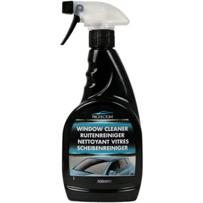 Protecton Ruitenreiniger - Verwijdert moeiteloos insecten & vuil – Voor autoruiten, spiegels en koplampen – Met anti-mist toevoeging - Onschadelijk voor lak - 500ml