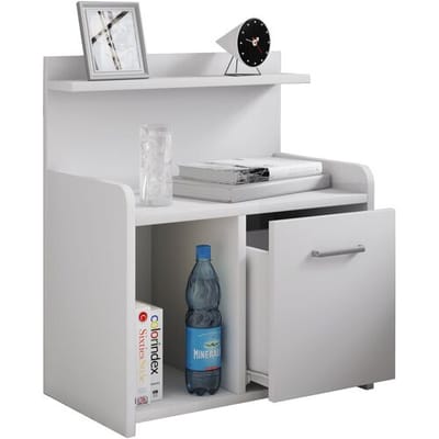 Hoog nachtkastje Bijzettafel Lade Console Boxspring nachtkastje Nilasa