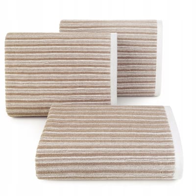 Zachte Beige Katoenen Badstof Handdoek 50x90 cm