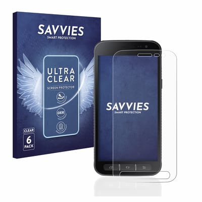 Savvies - Screenprotector voor Samsung Galaxy Xcover 4 / 4s - Folie Beschermfolie transparant 6 Stuks
