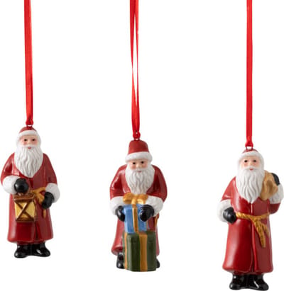 Villeroy & Boch Nostalgic Ornaments Kerstman 3 Stuks