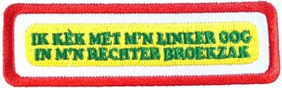 Fjesta© Oeteldonk Embleem - Oeteldonkse Uitspraken - Broekzak - Carnaval Den Bosch