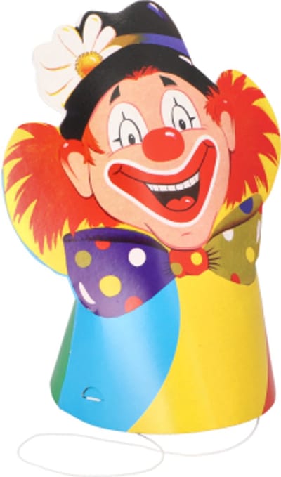 6x 5 Hoedjes Clown
