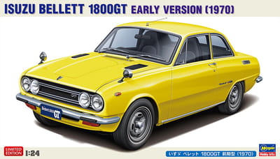 Hasegawa Modelbouwpakket Militaire voertuigen - 20794 Isuzu Bellett 1800GT Early Version 1970 - Japanse Auto Plastic - 1:24 - Modelbouw