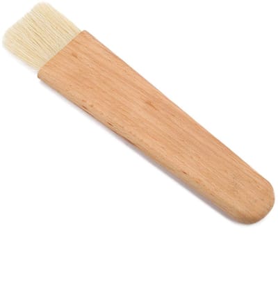 Dailygoods- Bakborstel Houten - Barbecueën - Bakken - Herbruikbaar - Comfortabele Grip - Veilig en Niet Giftig - Grillborstel