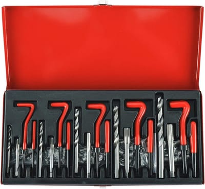 Schroefdraad reparatieset 131-delig voor M5 M6 M8 M10 M12 - Helicoil type