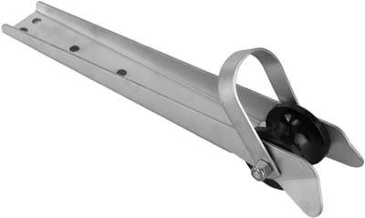 Dailygoods- Boeganker 15" RVS - Zelflancerende Beugel - Robuust/roestbestendig - Veelzijdig gebruik - Eenvoudige installatie - Betrouwbare kwaliteit - Ankerrol