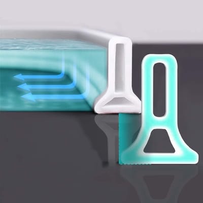 natte kamer badkamer vloer afdichting scherm deurafdichting strip douche dam voorkomt overloop van water|Waterdichte zelfklevende en buigbare waterdichte strip voor natte en droge scheiding
