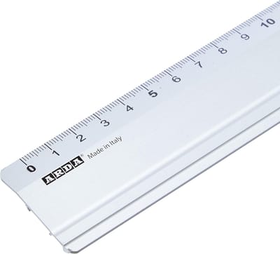 Liniaal Aluminium - Meetlat Tekenen - Technisch Tekenen - Instrument Riga - 60 cm - Aluminium