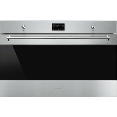 SMEG Thermogeventileerd Oven Oven , Classici, 90 cm, Thermogeventileerd, Roestvrij staal, A+, Vapor Clean
