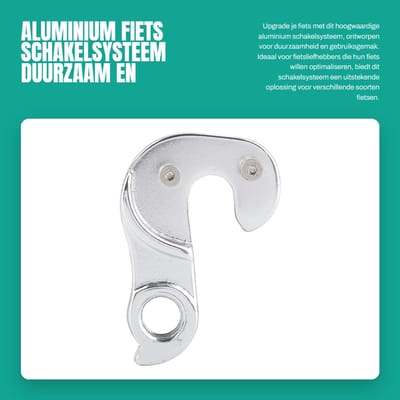 Dailygoods- Schakelsysteem Aluminiumlegering - Hanger - Haken - Drop-out-adapter - Voor Fietsen - Duurzaam en Praktisch - Fietshanger