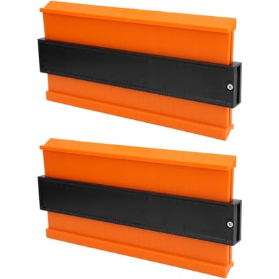 2 Stuks Profielmeter Onregelmatige Vorm Frame Kopie Doe-het-zelf Meetinstrument Verbreed 10 inch