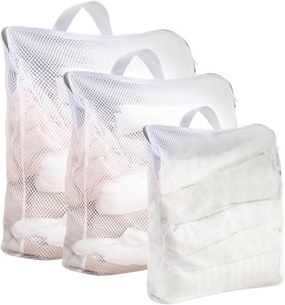 Grote wasnet voor delicate kleding, ideaal voor het beschermen van wasgoed tijdens het wassen