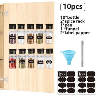 5/10/15/20 STKS Potjes voor specerijen Zout- en Peperstrooier Kruidenpotje Specerijenorganizer Plastic Barbecue Condiment Keukengadget Tool