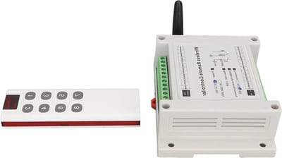 8-kanaals Relaismodule 12V-36V DC 10A Lampbesturing Radioschakelaar Afstandsbediening - Stand-bystroom 10MA - Lichten Sirenes Sloten Motoren Ventilatoren .