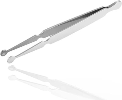 Pincet Kralen Houder - Bal Grijper Tang - Sieraden Maken - Speciaal Ontwerp - 15 cm - Zilver