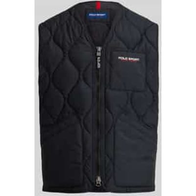 Regular Fit doorgestikte bodywarmer met borstzak